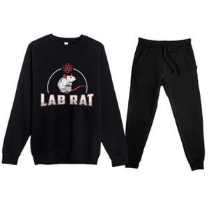 Lab Rat Laboratory Technician Medical Technologist Lab Tech Premium Crewneck Sweatsuit Set