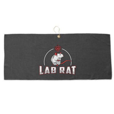 Lab Rat Laboratory Technician Medical Technologist Lab Tech Large Microfiber Waffle Golf Towel