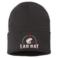 Lab Rat Laboratory Technician Medical Technologist Lab Tech Sustainable Knit Beanie