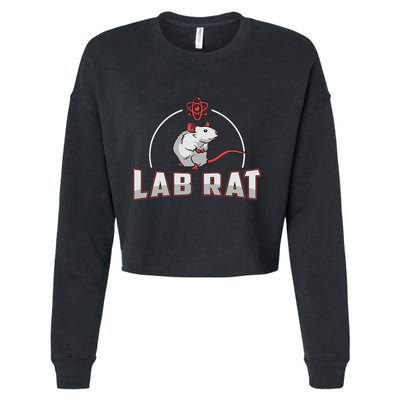 Lab Rat Laboratory Technician Medical Technologist Lab Tech Cropped Pullover Crew