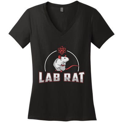 Lab Rat Laboratory Technician Medical Technologist Lab Tech Women's V-Neck T-Shirt