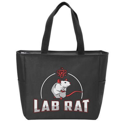 Lab Rat Laboratory Technician Medical Technologist Lab Tech Zip Tote Bag