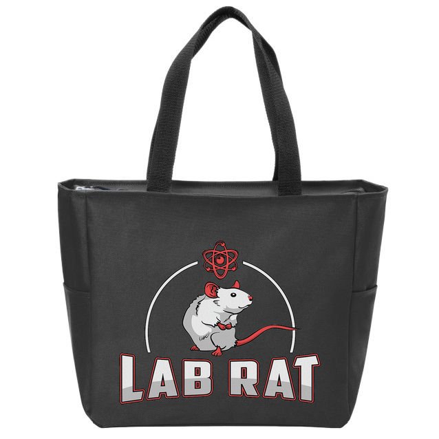 Lab Rat Laboratory Technician Medical Technologist Lab Tech Zip Tote Bag