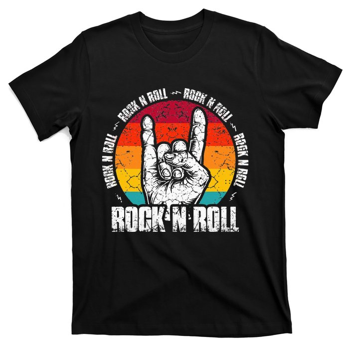 Lets Rock Legend Rock and Roll Music Guitar T-Shirt