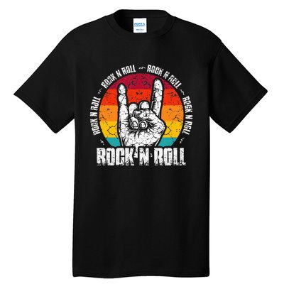 Lets Rock Legend Rock and Roll Music Guitar Tall T-Shirt