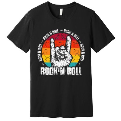 Lets Rock Legend Rock and Roll Music Guitar Premium T-Shirt