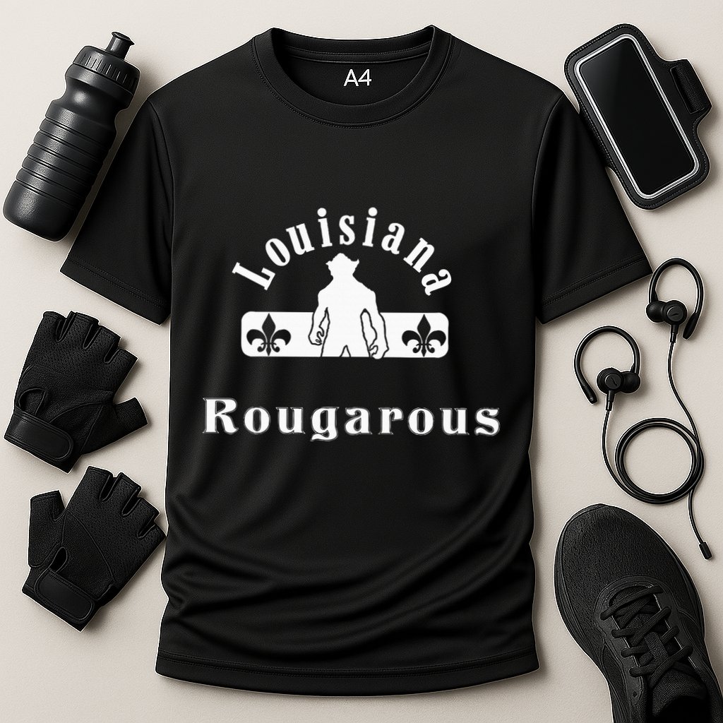 Louisiana Rougarou Loupgarou New Orleans Swamp Monster Cooling Performance Crew T-Shirt