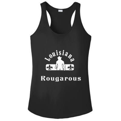 Louisiana Rougarou Loupgarou New Orleans Swamp Monster Ladies PosiCharge Competitor Racerback Tank