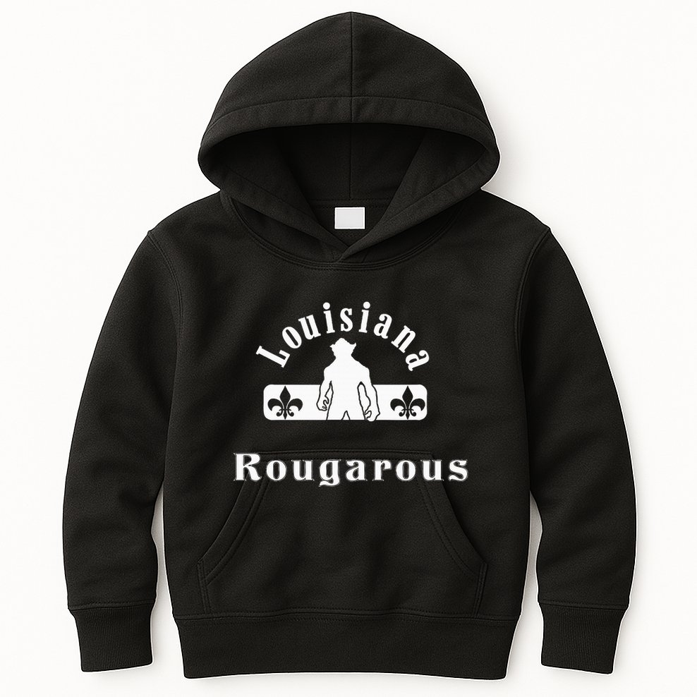 Louisiana Rougarou Loupgarou New Orleans Swamp Monster Kids Hoodie