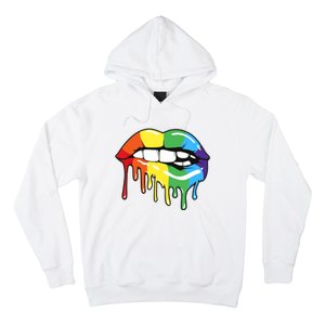 Lgbt Rainbow Lip Pro Pride Month Hoodie