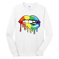 Lgbt Rainbow Lip Pro Pride Month Tall Long Sleeve T-Shirt