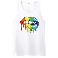 Lgbt Rainbow Lip Pro Pride Month PosiCharge Competitor Tank