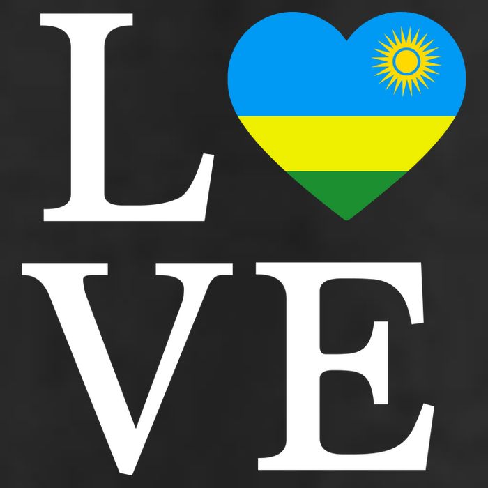 Love Rwanda 7 Panel Mesh Trucker Snapback Hat