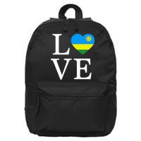 Love Rwanda 16 in Basic Backpack