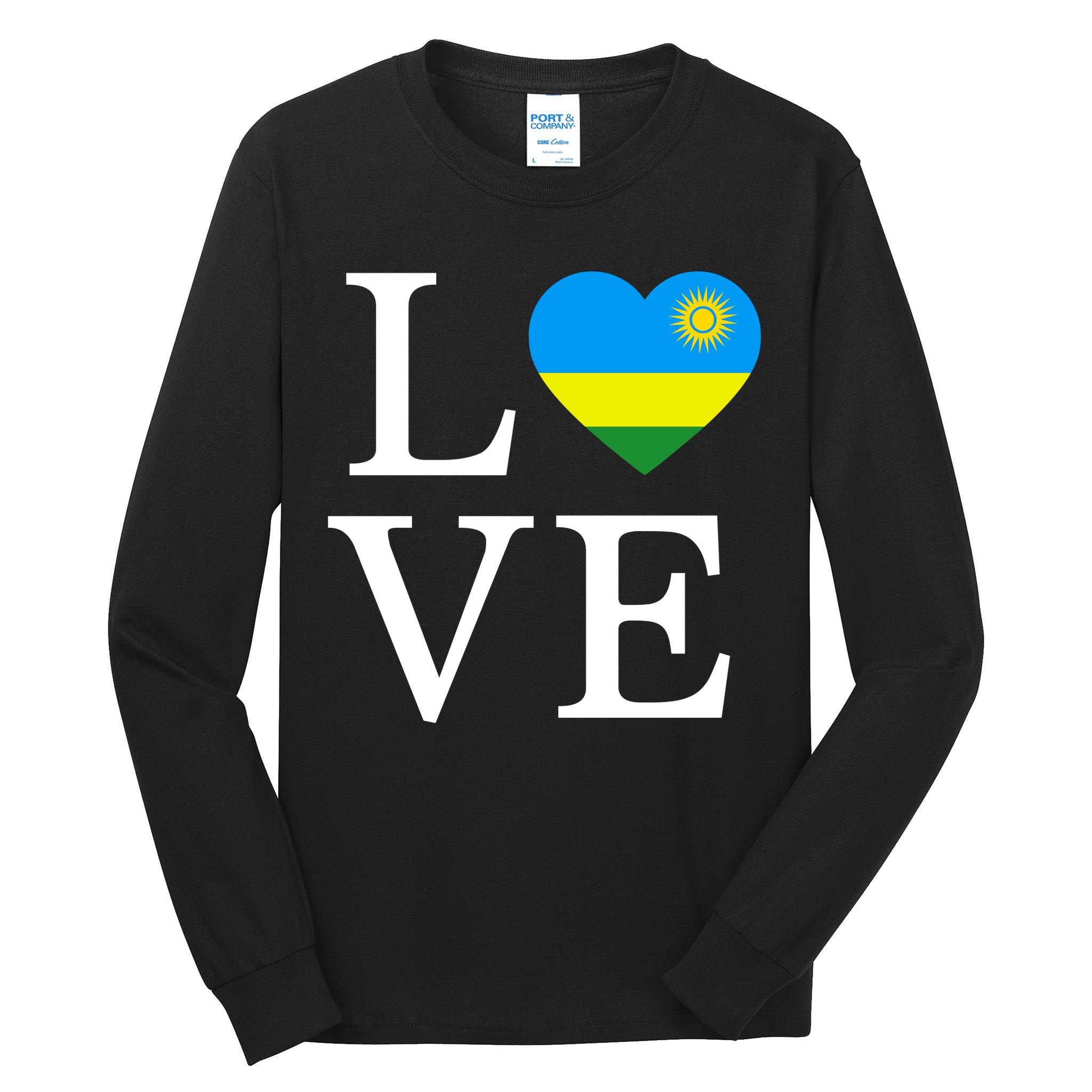 Love Rwanda Tall Long Sleeve T-Shirt