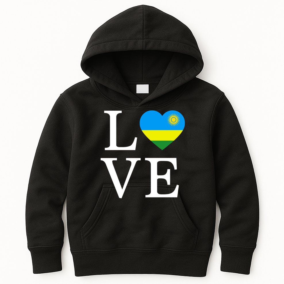 Love Rwanda Kids Hoodie