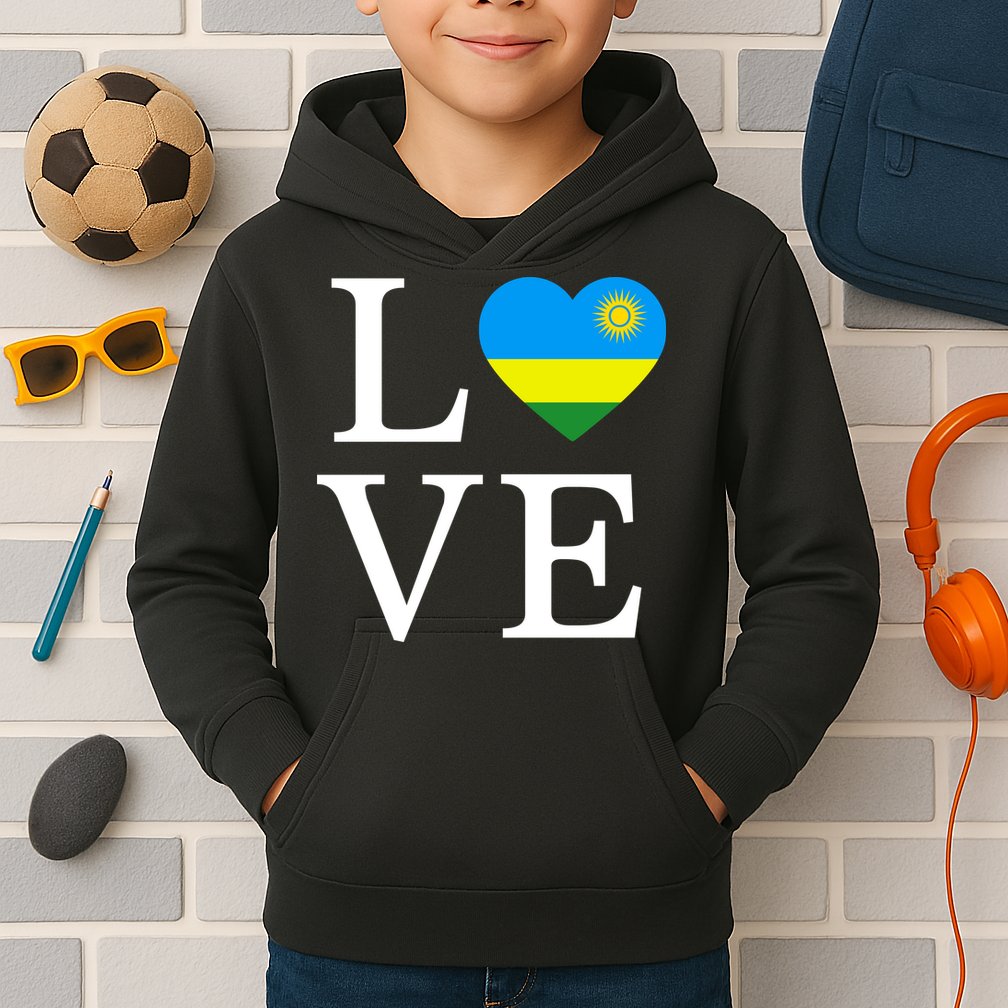 Love Rwanda Kids Hoodie