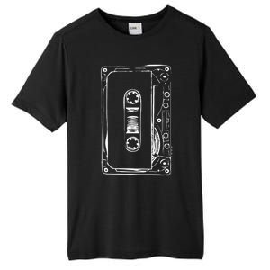 Love Retro Mixtape 80's Blank Cassette Tape Tall Fusion ChromaSoft Performance T-Shirt