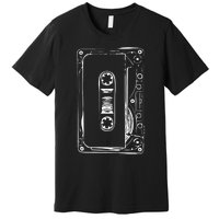 Love Retro Mixtape 80's Blank Cassette Tape Premium T-Shirt