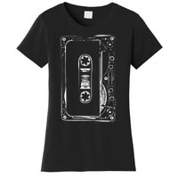 Love Retro Mixtape 80's Blank Cassette Tape Women's T-Shirt