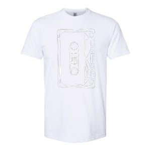 Love Retro Mixtape 80's Blank Cassette Tape Softstyle CVC T-Shirt