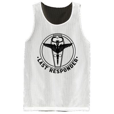 Last Responder Mortician Mortuary Morticians Mesh Reversible Basketball Jersey Tank