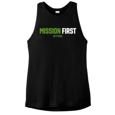 Luke Rudkowski Mission First Fwk Ladies PosiCharge Tri-Blend Wicking Tank