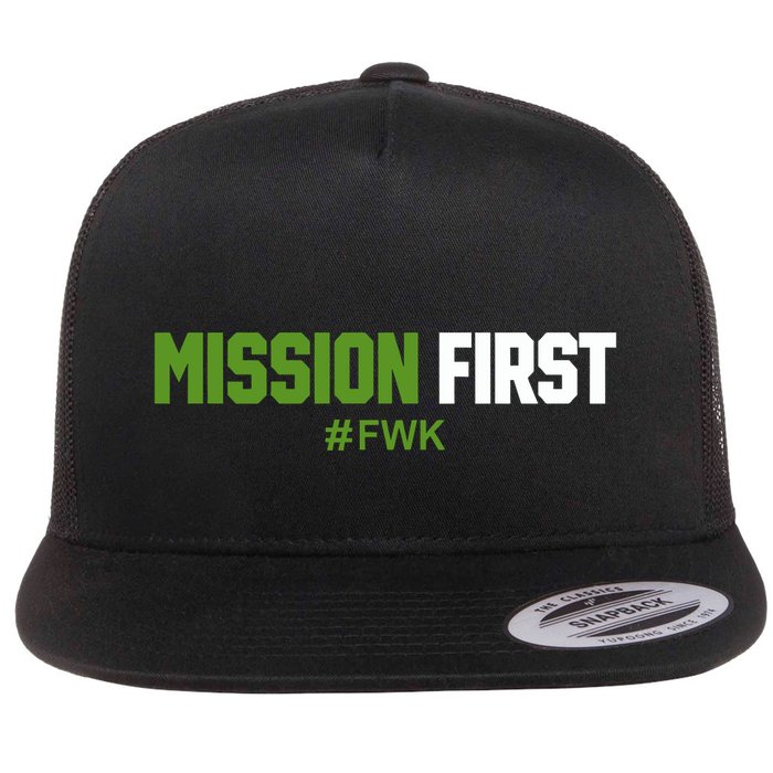 Luke Rudkowski Mission First Fwk Flat Bill Trucker Hat