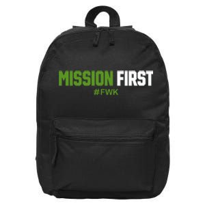 Luke Rudkowski Mission First Fwk 16 in Basic Backpack