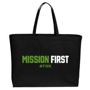 Luke Rudkowski Mission First Fwk Cotton Canvas Jumbo Tote