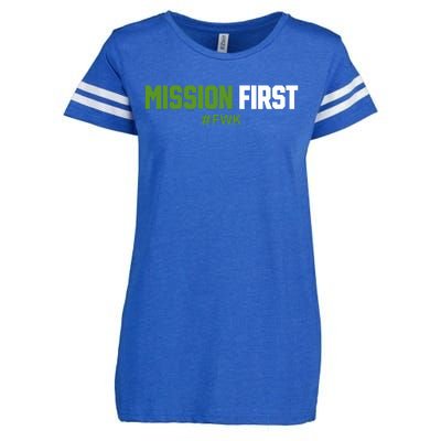 Luke Rudkowski Mission First Fwk Enza Ladies Jersey Football T-Shirt