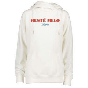 Limited Reste Melo Paris Womens Funnel Neck Pullover Hood