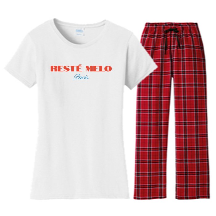 Limited Reste Melo Paris Women's Flannel Pajama Set