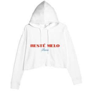 Limited Reste Melo Paris Crop Fleece Hoodie