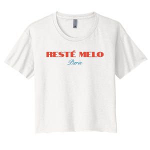 Limited Reste Melo Paris Women's Crop Top Tee