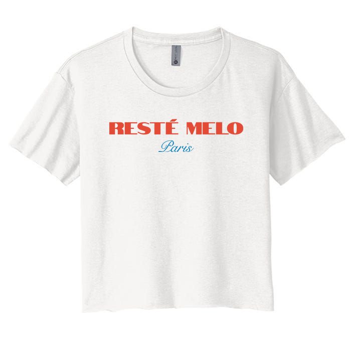 Limited Reste Melo Paris Women's Crop Top Tee