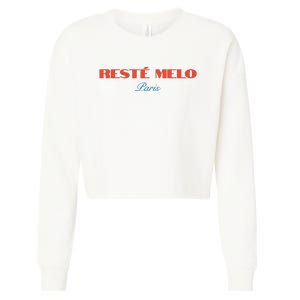 Limited Reste Melo Paris Cropped Pullover Crew