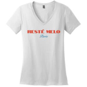 Limited Reste Melo Paris Women's V-Neck T-Shirt