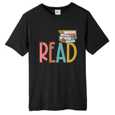 Lets Read Meaningful Gift Teacher Gift Tall Fusion ChromaSoft Performance T-Shirt