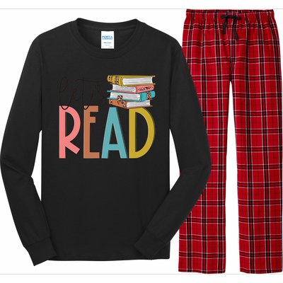 Lets Read Meaningful Gift Teacher Gift Long Sleeve Pajama Set