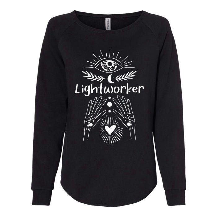 Lightworker Reiki Master Holistic Healer Chakra Healing Womens California Wash Sweatshirt