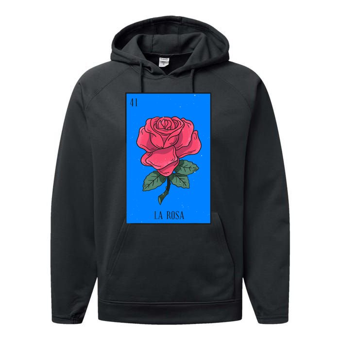 La Rosa Mexican Lottery Culture Performance Fleece Hoodie