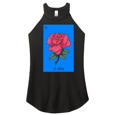 La Rosa Mexican Lottery Culture Women’s Perfect Tri Rocker Tank