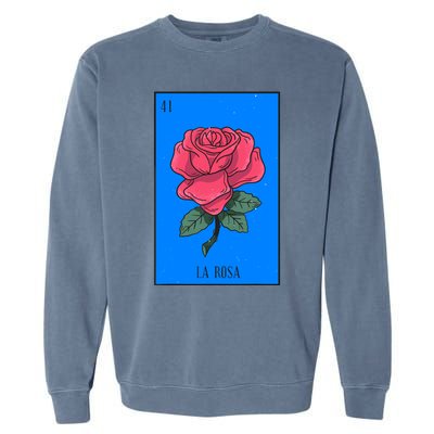 La Rosa Mexican Lottery Culture Garment-Dyed Sweatshirt