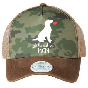 Labrador Retriever Mom Dog Silhouette Gift Legacy Tie Dye Trucker Hat