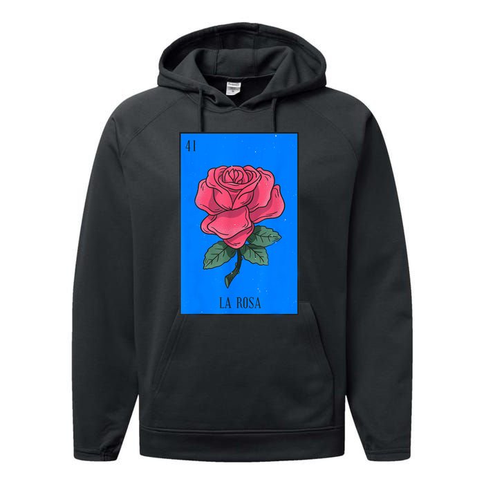 La Rosa Mexican Lottery Culture Performance Fleece Hoodie