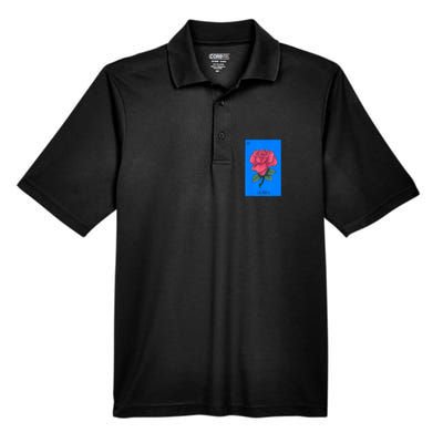 La Rosa Mexican Lottery Culture Men's Origin Performance Piqué Polo