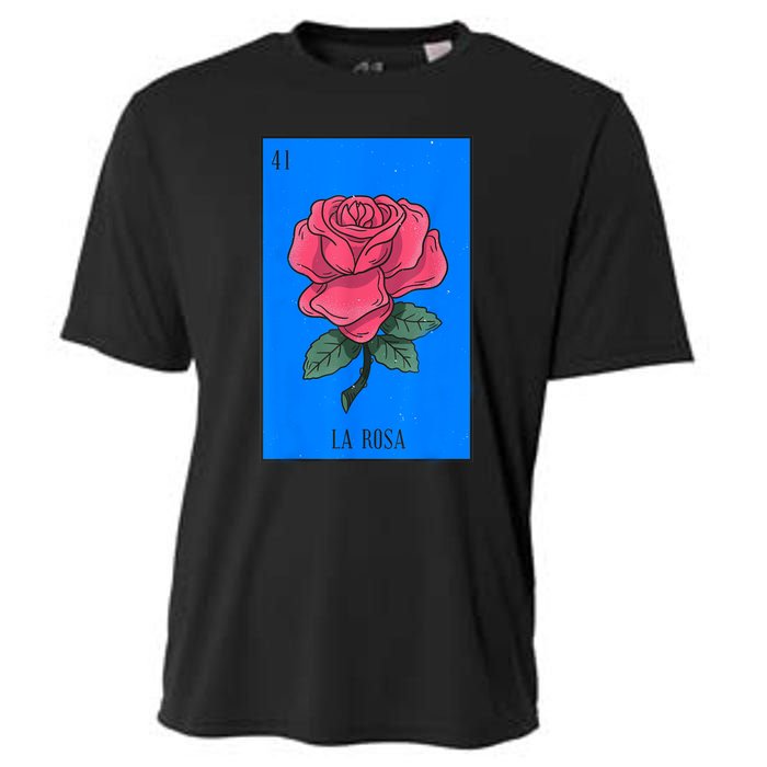 La Rosa Mexican Lottery Culture Cooling Performance Crew T-Shirt