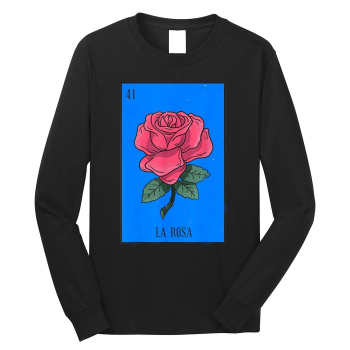 La Rosa Mexican Lottery Culture Long Sleeve Shirt