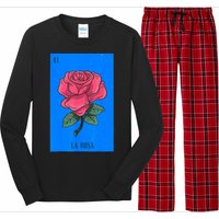 La Rosa Mexican Lottery Culture Long Sleeve Pajama Set